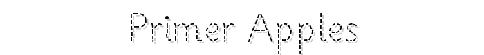 Primer Apples font